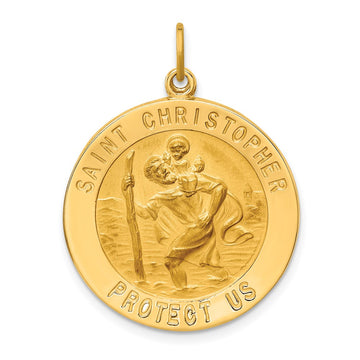 Gold St. Christopher Pendantsv