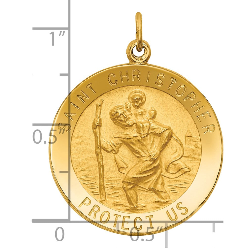 Gold St. Christopher Pendantsv