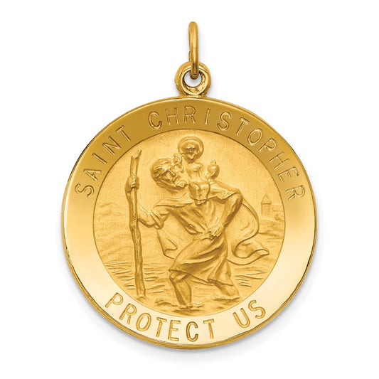 Gold St. Christopher Pendantsv