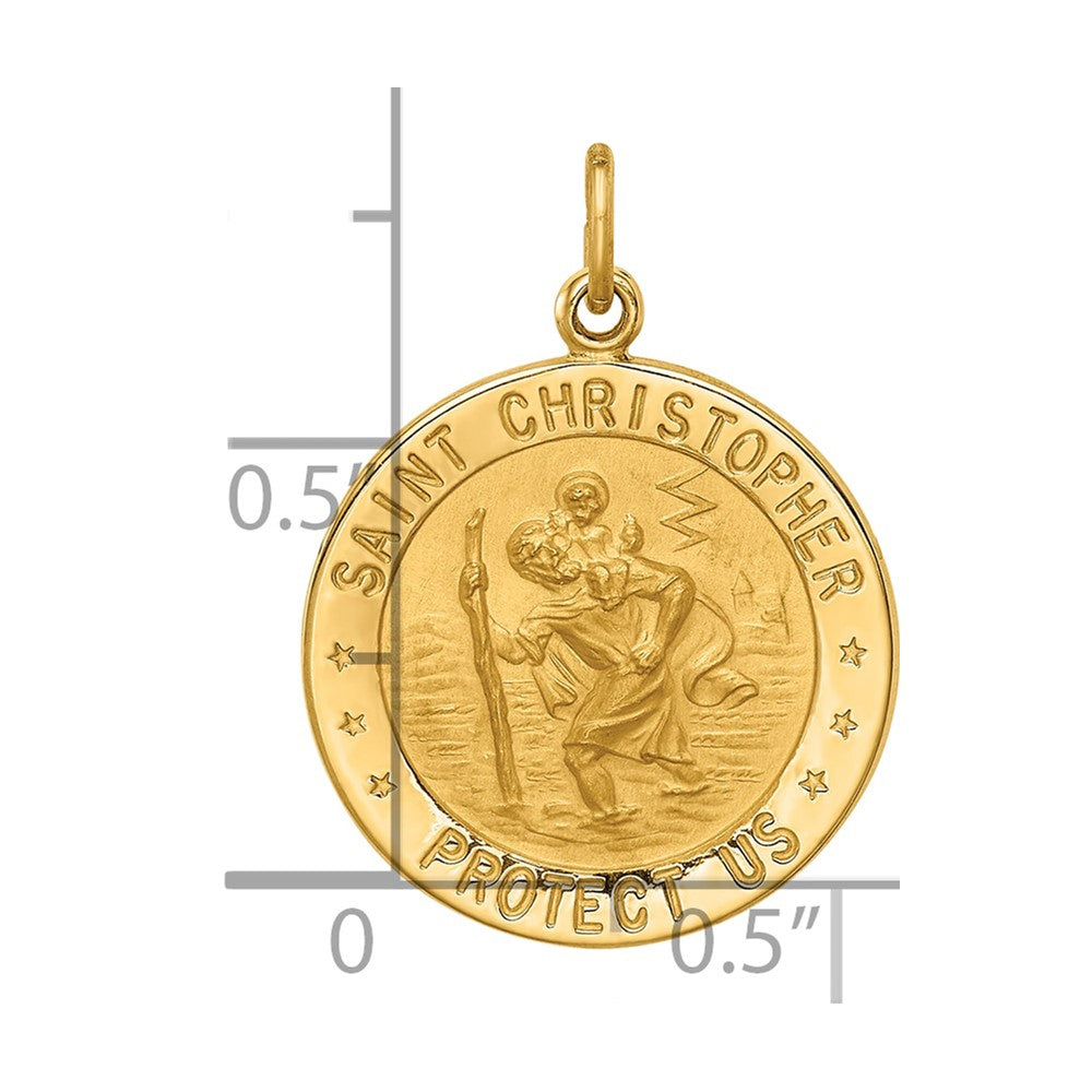 Gold St. Christopher Pendants