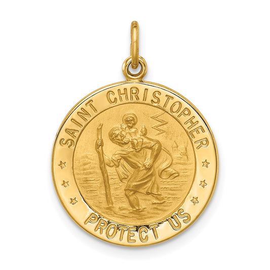 Gold St. Christopher Pendants