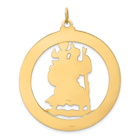 Gold St. Christopher Pendants