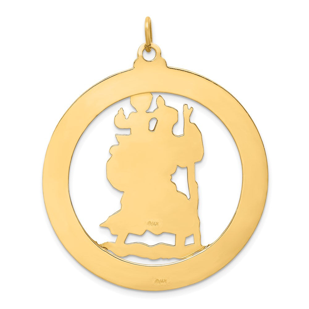 Gold St. Christopher Pendants