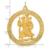 Gold St. Christopher Pendants