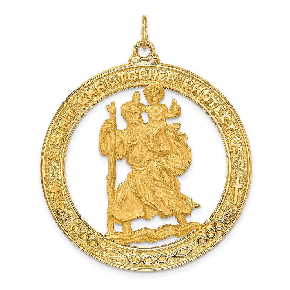 Gold St. Christopher Pendants
