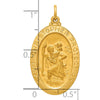 Gold St. Christopher Pendants