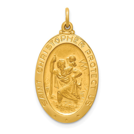 Gold St. Christopher Pendants