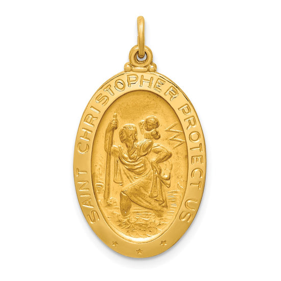 Gold St. Christopher Pendants