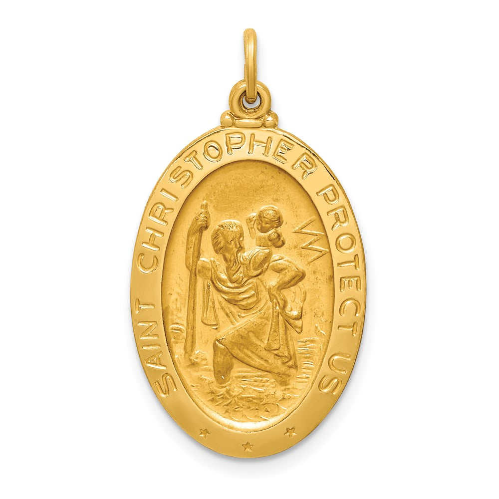 Gold St. Christopher Pendants