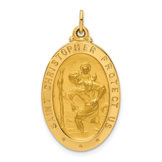 Gold St. Christopher Pendants