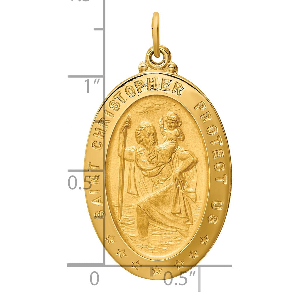 Gold St. Christopher Pendants