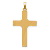 Gold Latin Cross Pendant