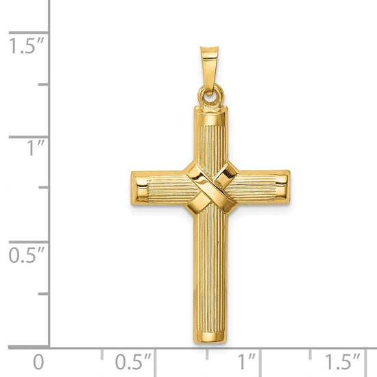 Gold Latin Cross Pendant