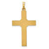 Gold Latin Cross Pendant