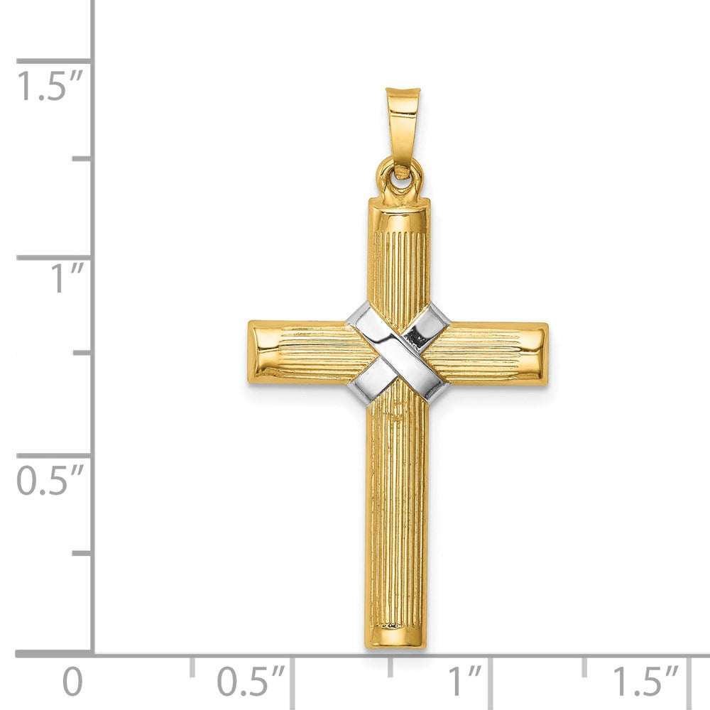 Gold Latin Cross Pendant