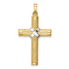 Gold Latin Cross Pendant
