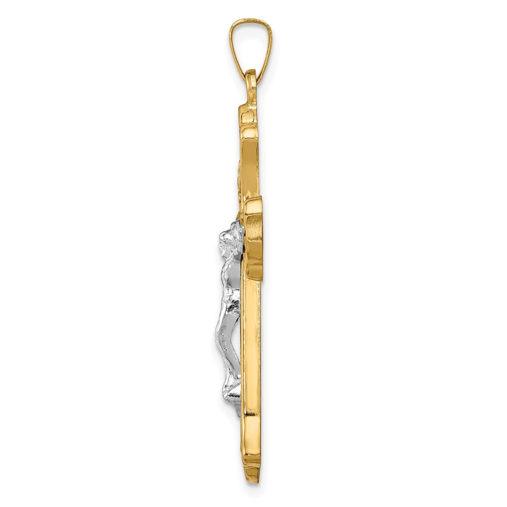Gold INRI Crucifix Pendants