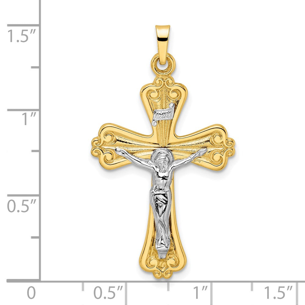 Gold INRI Crucifix Pendants