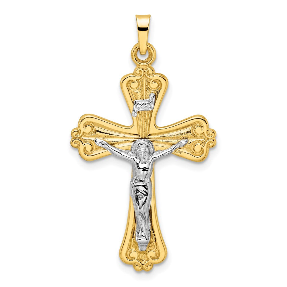 Gold INRI Crucifix Pendants