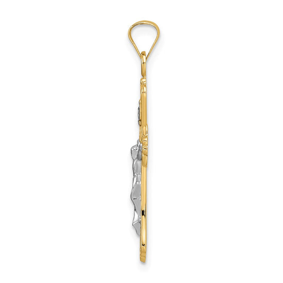 Gold INRI Crucifix Pendants