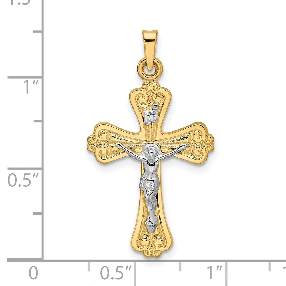 Gold INRI Crucifix Pendants