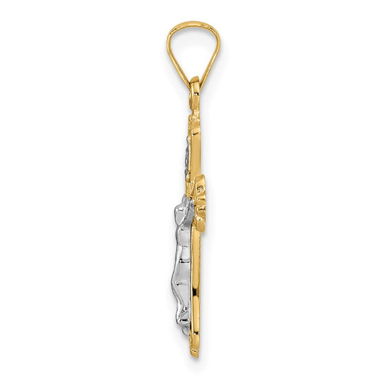 Gold INRI Crucifix Pendants