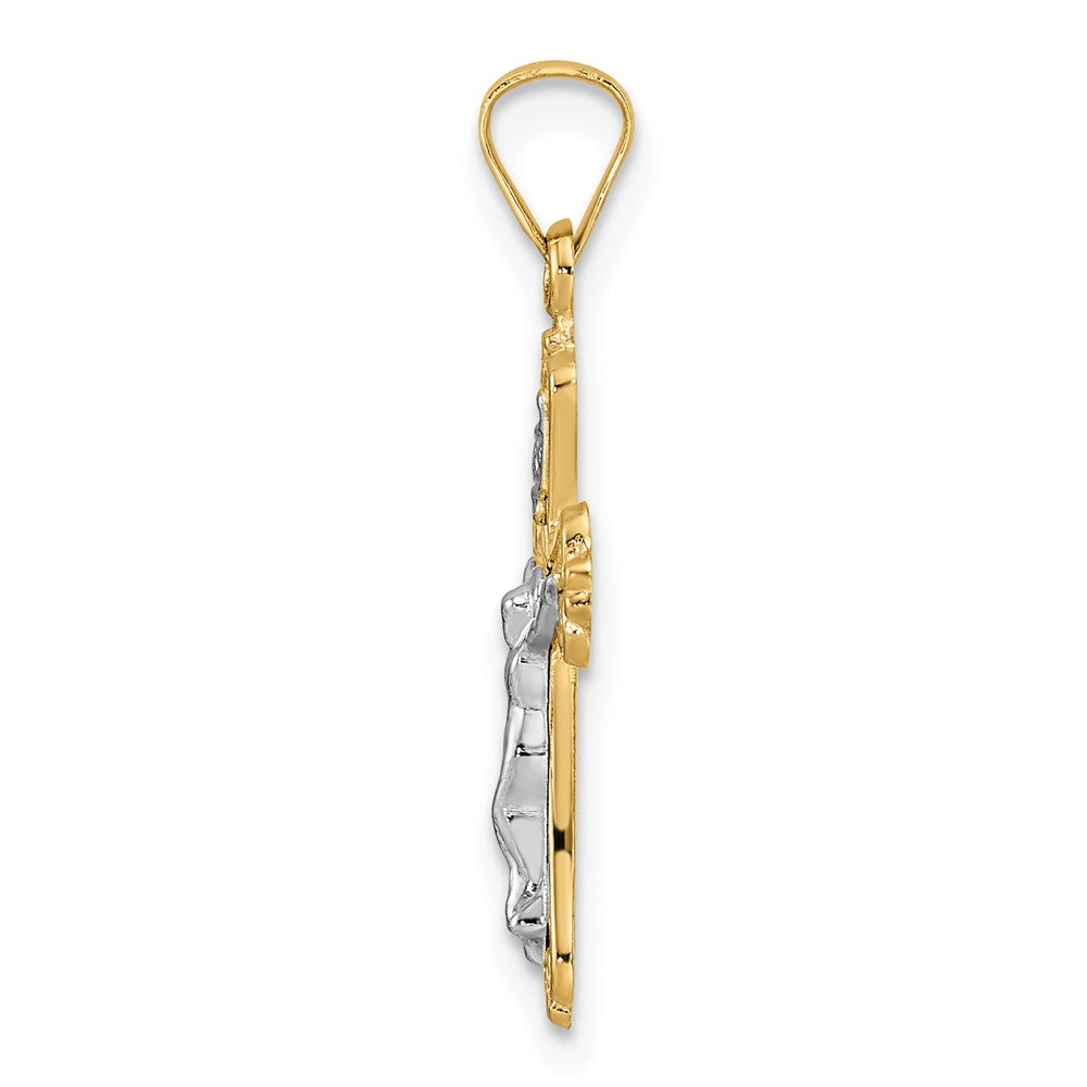 Gold INRI Crucifix Pendants