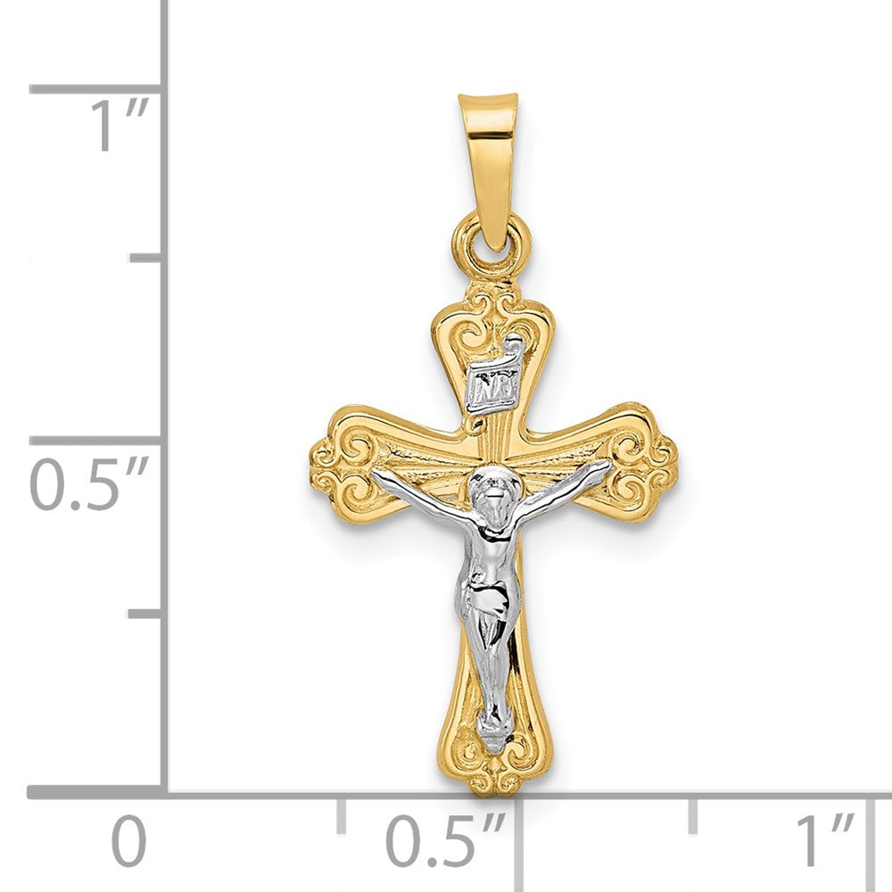 Gold INRI Crucifix Pendants