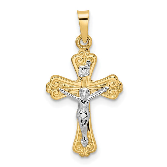 Gold INRI Crucifix Pendants
