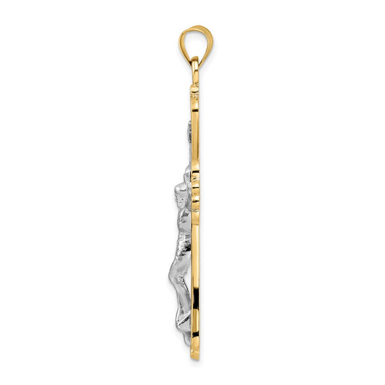 Gold INRI Crucifix Pendants