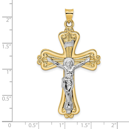 Gold INRI Crucifix Pendants