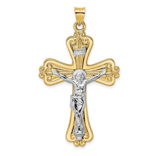 Gold INRI Crucifix Pendants