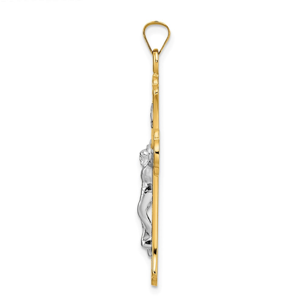 Gold INRI Crucifix Pendants