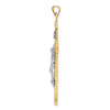 Gold INRI Crucifix Pendants