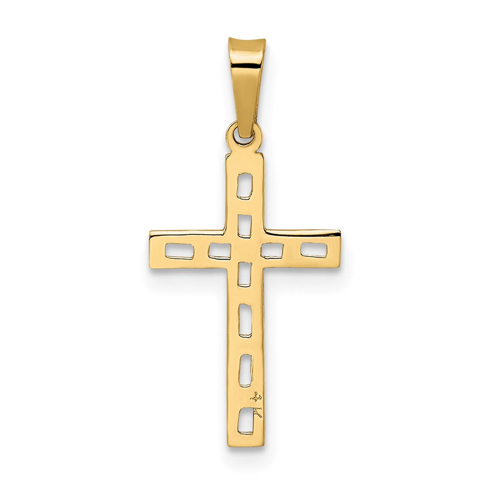 Gold Latin Cross Pendant