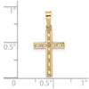 Gold Latin Cross Pendant