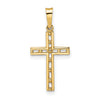 Gold Latin Cross Pendant