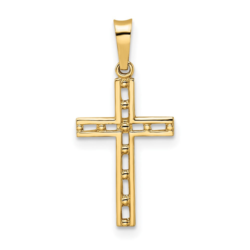 Gold Latin Cross Pendant
