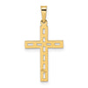 Gold Latin Cross Pendant