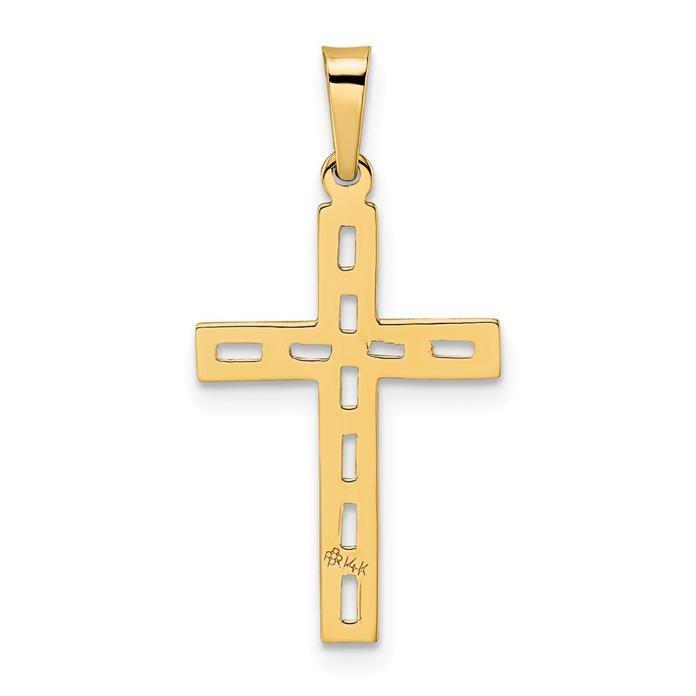 Gold Latin Cross Pendant