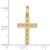 Gold Latin Cross Pendant