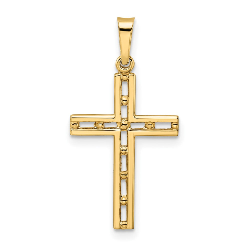 Gold Latin Cross Pendant