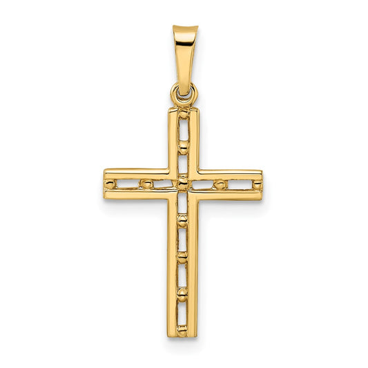 Gold Latin Cross Pendant