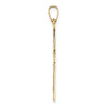 Gold Latin Cross Pendant