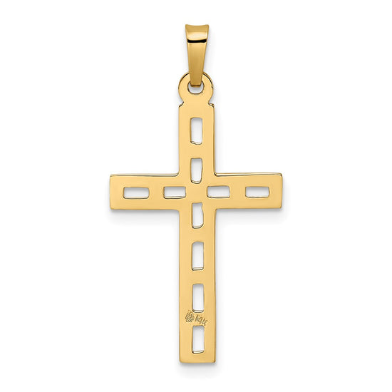Gold Latin Cross Pendant