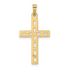 Gold Latin Cross Pendant