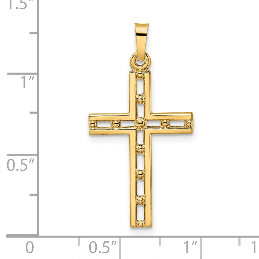 Gold Latin Cross Pendant