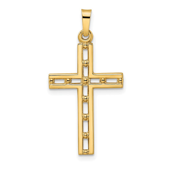 Gold Latin Cross Pendant
