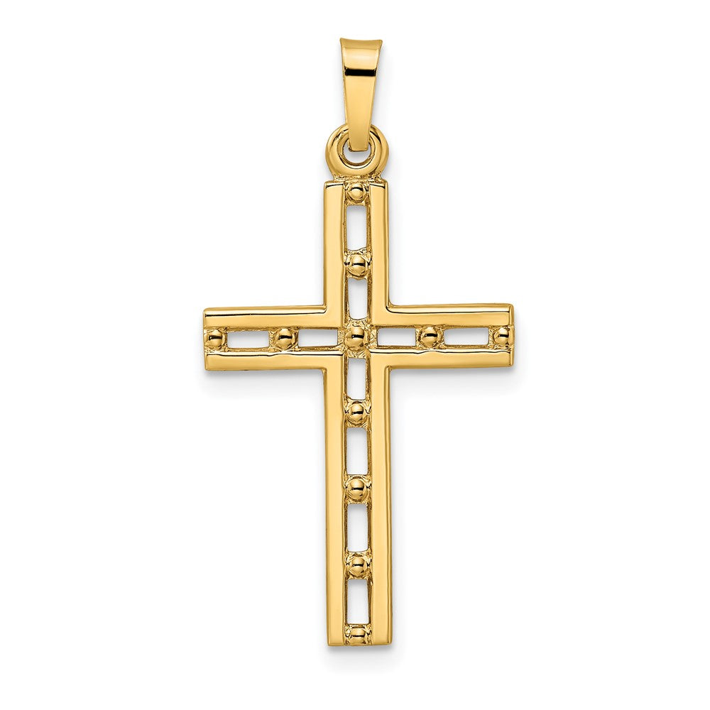 Gold Latin Cross Pendant