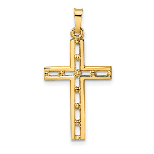 Gold Latin Cross Pendant